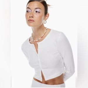 ARITZIA Sunday Best Apple Cardigan